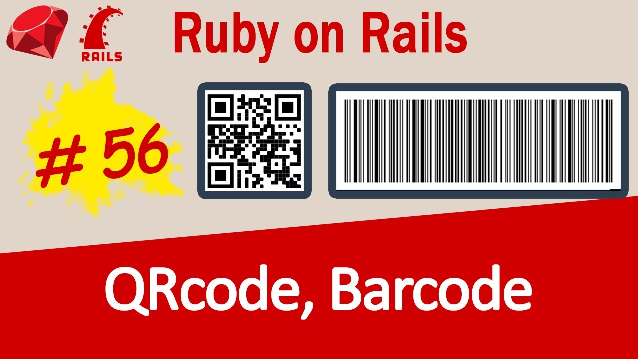 Ruby on Rails #56 Generate QR codes, Barcodes, use ServiceObjects