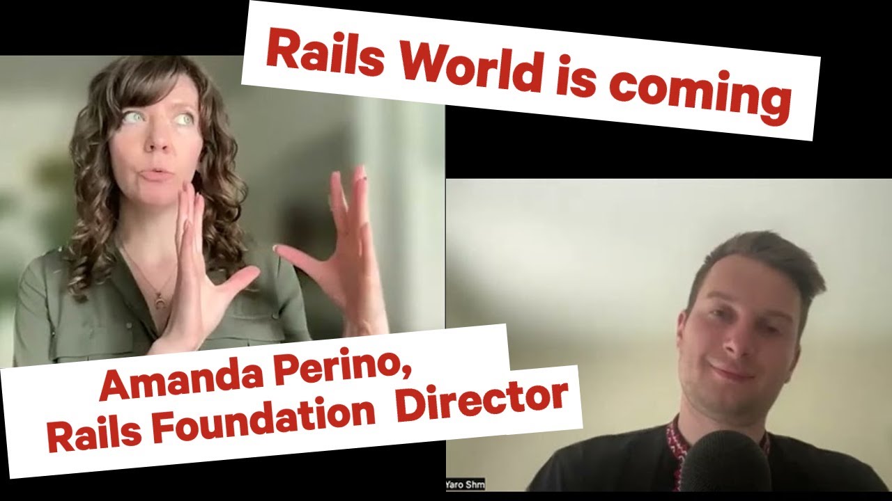 SupeChat #1 Amanda Perino from Rails Foundation about Rails World
