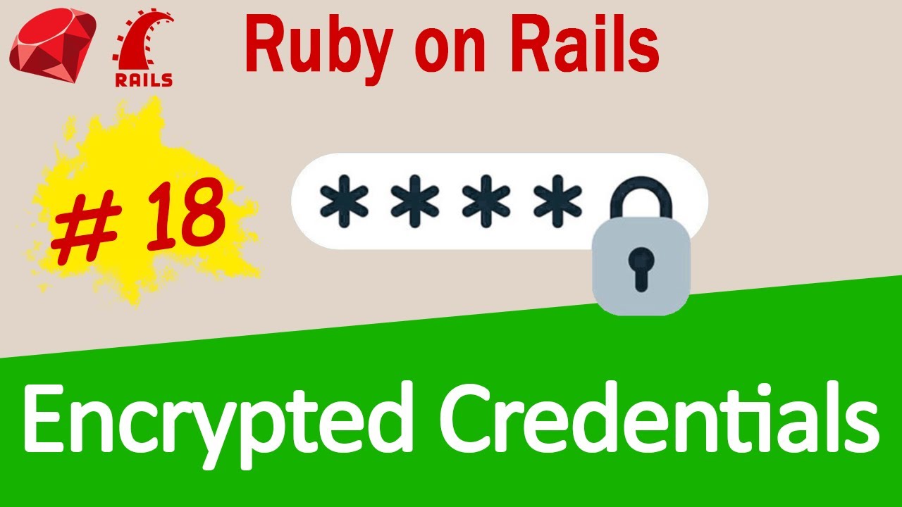 Ruby on Rails #18 Encrypted Credentials and Global Variables (+ VIM basics)