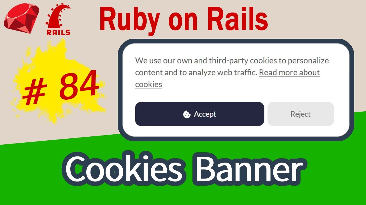 Ruby on Rails #84 Cookies Consent Banner