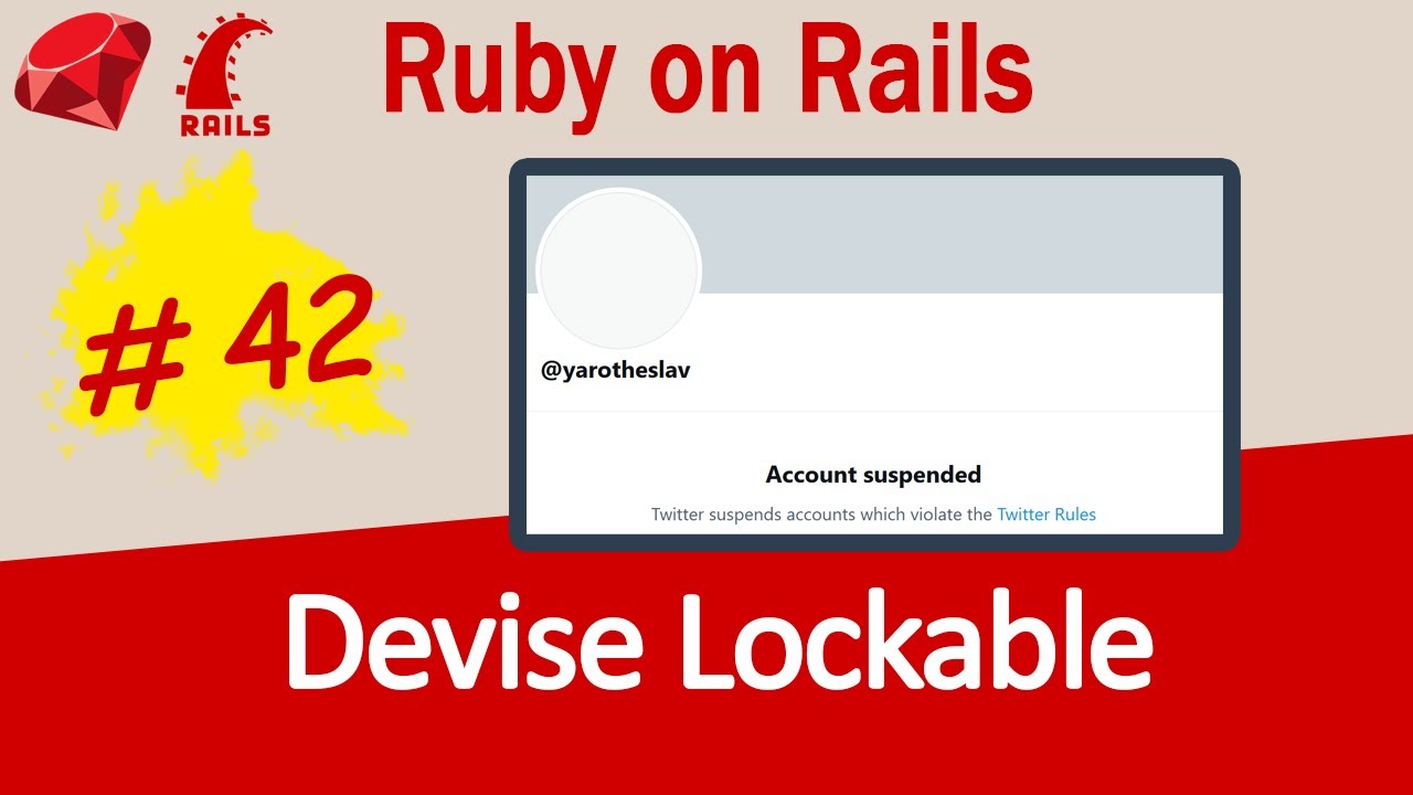 Ruby on Rails #42 Devise Lockable. Ban or Unban users as you please.