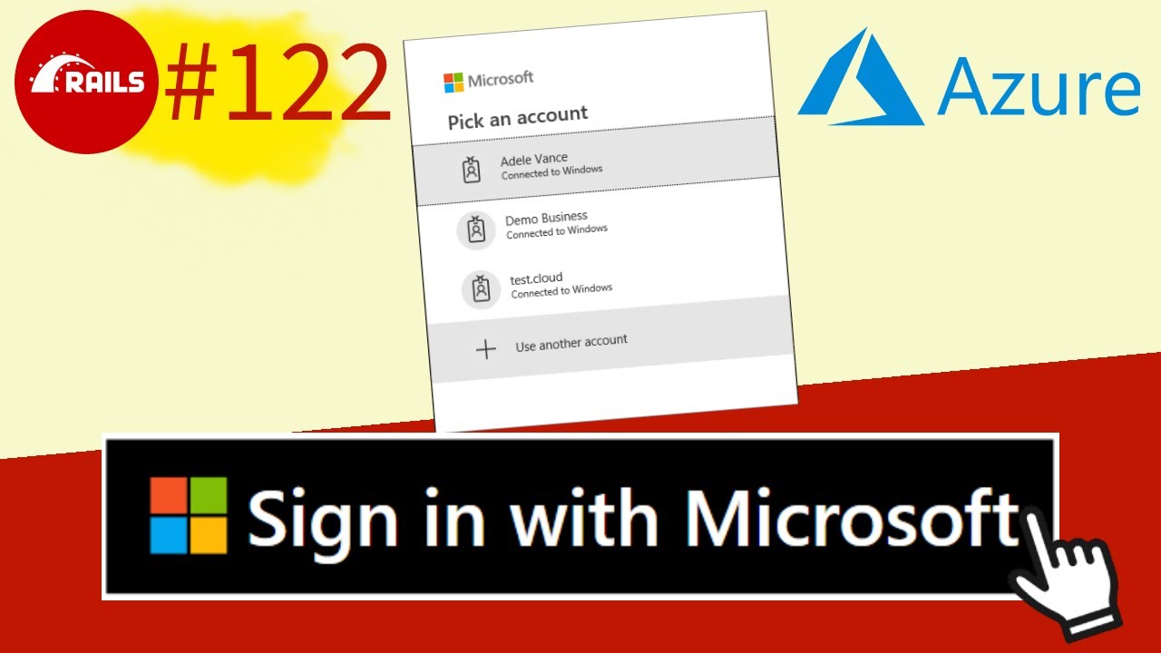 Rails 7 #122 sign in with Microsoft Azure OAuth and Single Sign-On