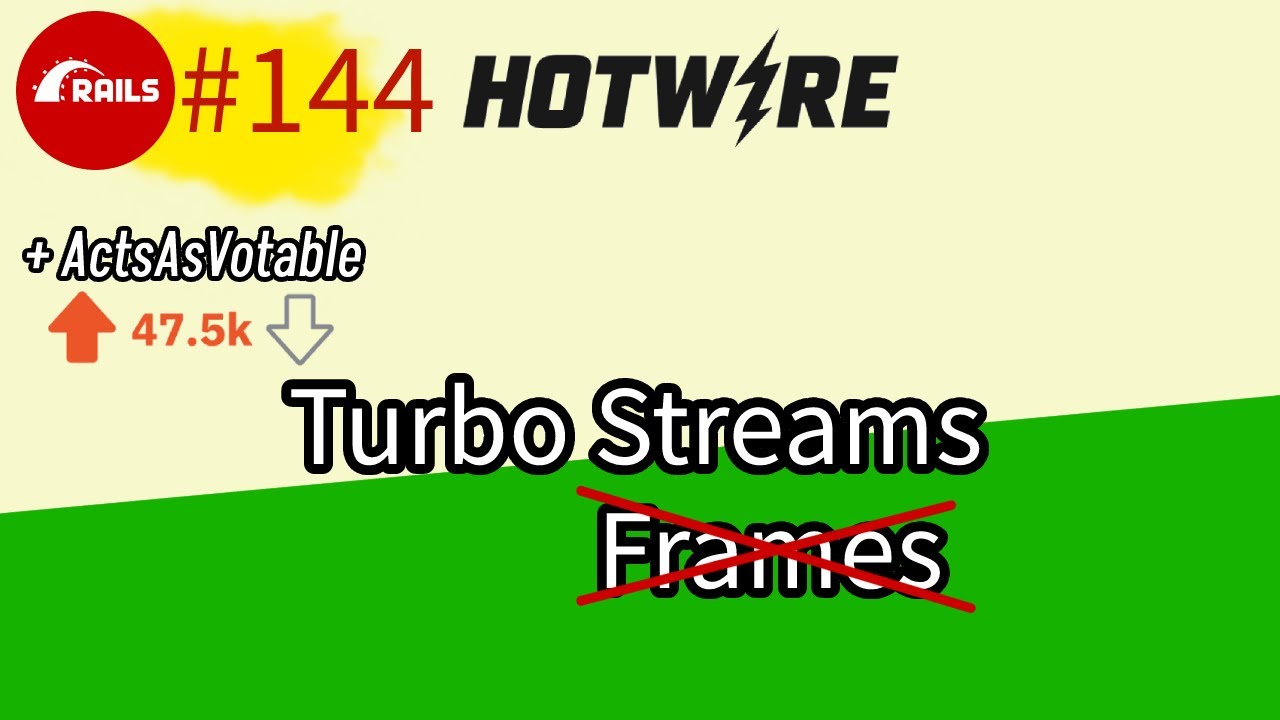 Ruby on Rails #144 Why I am replacing Turbo Frames with Streams for ActsAsVotable?