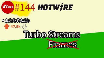 #144 Why I am replacing Turbo Frames with Streams for ActsAsVotable?