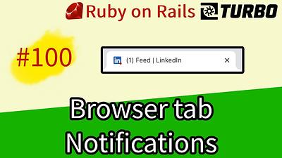 #100 Browser tab title notifications